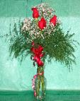 01L 3 Red Roses Arranged
