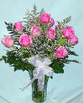 01T Anniversary 12 Lavender Roses Arranged